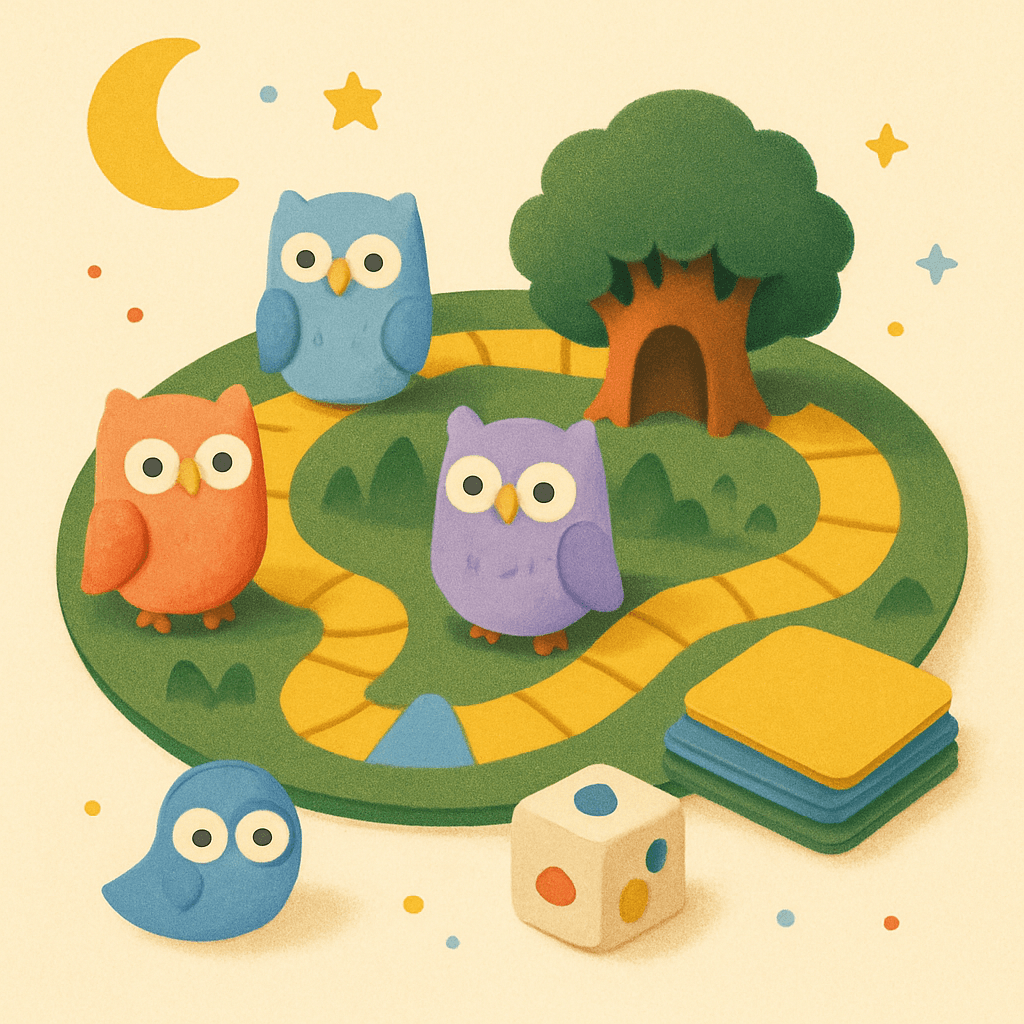 Peaceable Kingdom Hoot Owl Hoot! — cooperative board game with owl pieces